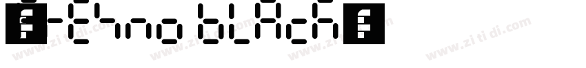 字体 Fresno Black字体转换